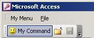 Access 2003 Menu and Toolbar